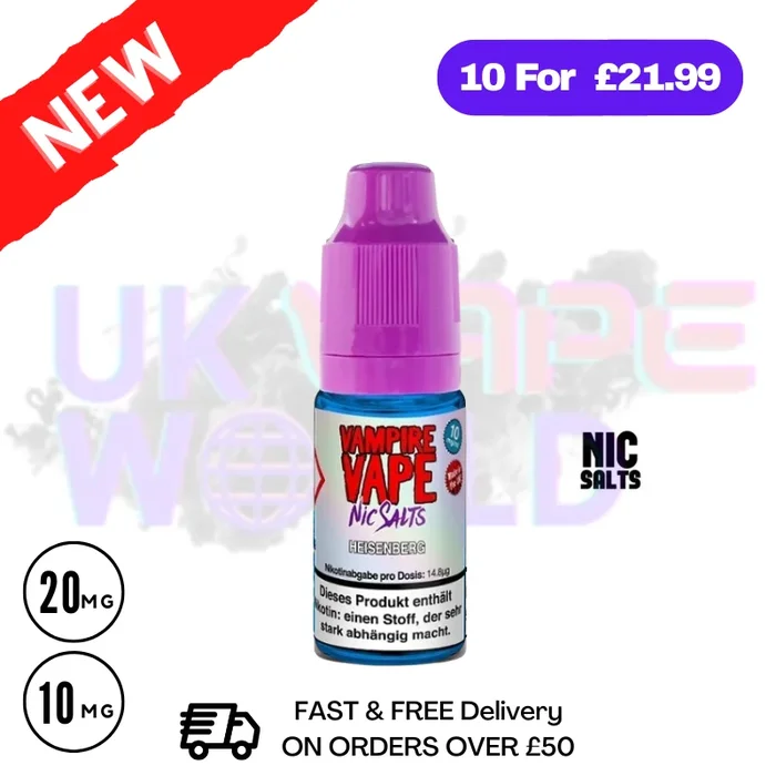 Heisenberg Vampire Vape 10ml Nic Salt