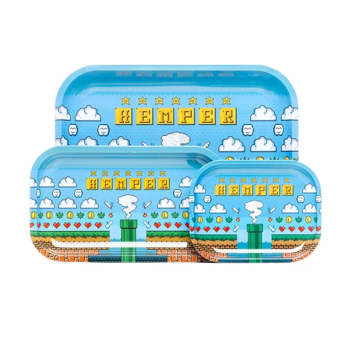 Hemper Gaming Rolling Tray for Smoking Accessories