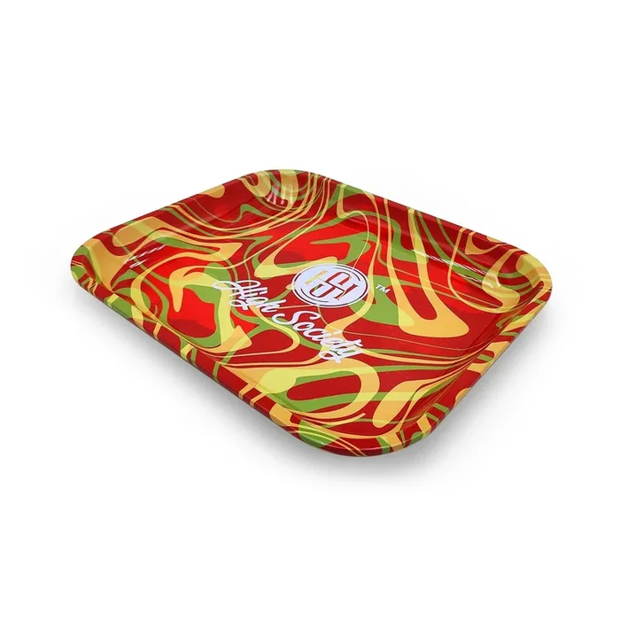 High Society Large Rasta Rolling Tray