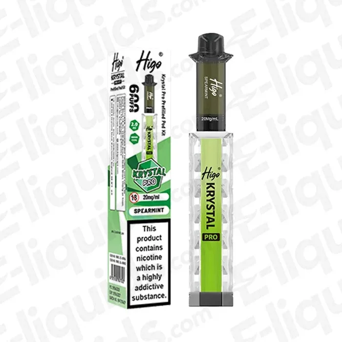 Higo Krystal Pro 600 Spearmint Prefilled Pod Kit