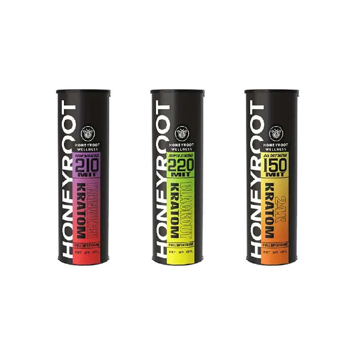 Honeyroot Kratom Liquid Shot – 24 Count Display