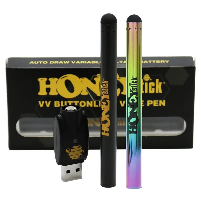 Honeystick Buttonless VV510 Thread Cart Vape Pen Battery