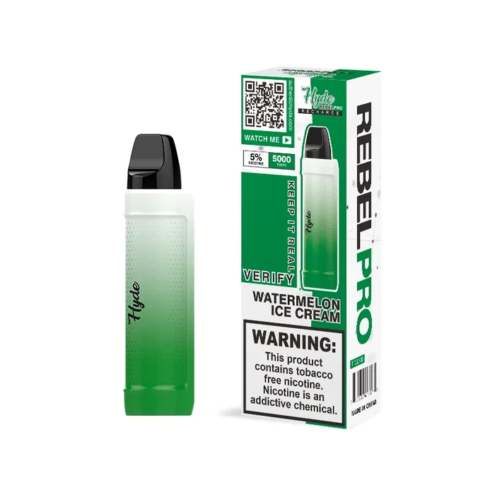 Hyde Rebel Pro (5000 Puffs) – Watermelon Ice Cream
