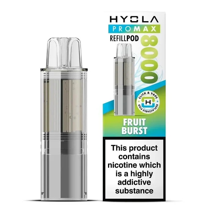 Hyola Pro Max 8000 Fruit Burst Refill – Case of 5