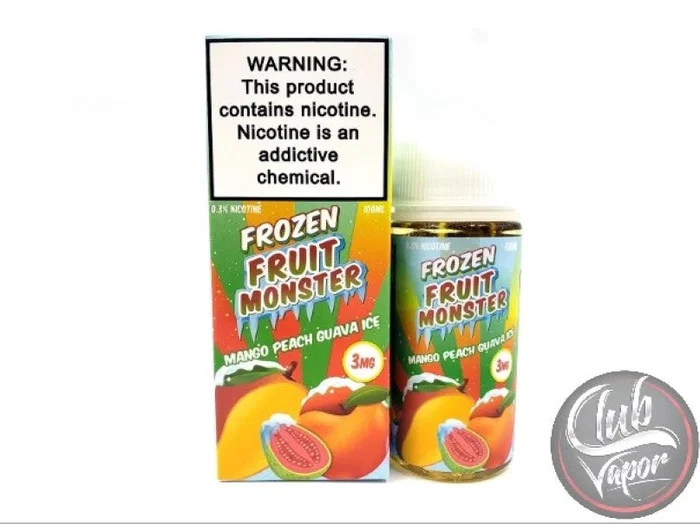 Ice Mango Peach Guava E-Liquid by Frozen Fruit Monster 100mL﻿