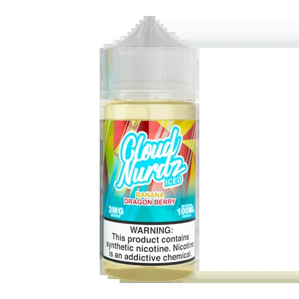 Iced Banana Dragonberry Cloud Nurdz 100ml