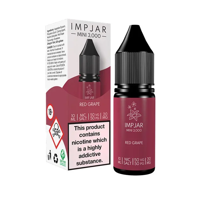 Imp Jar Red Grape 10ml Nicotine Salt E-Liquid