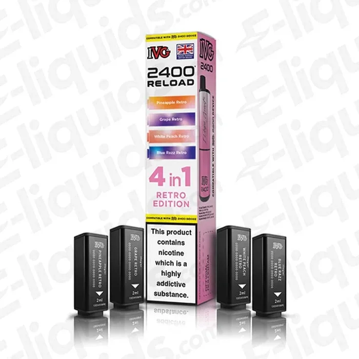 IVG 2400 4 in 1 Retro Edition Prefilled Pod