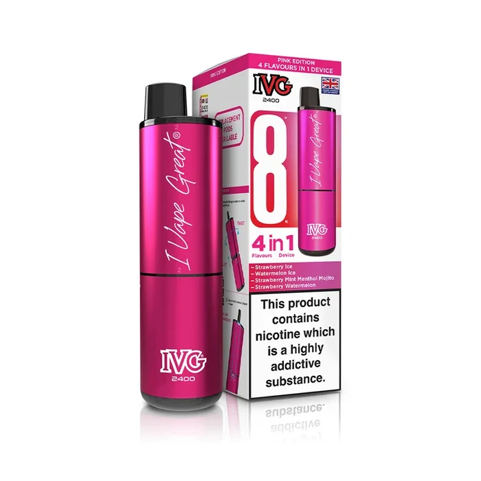 IVG 2400 4-in-1 Starter Kit Pink Edition