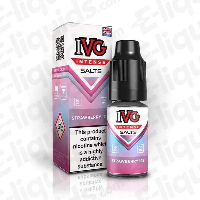 IVG Intense Strawberry Ice Nic Salt Vape Juice