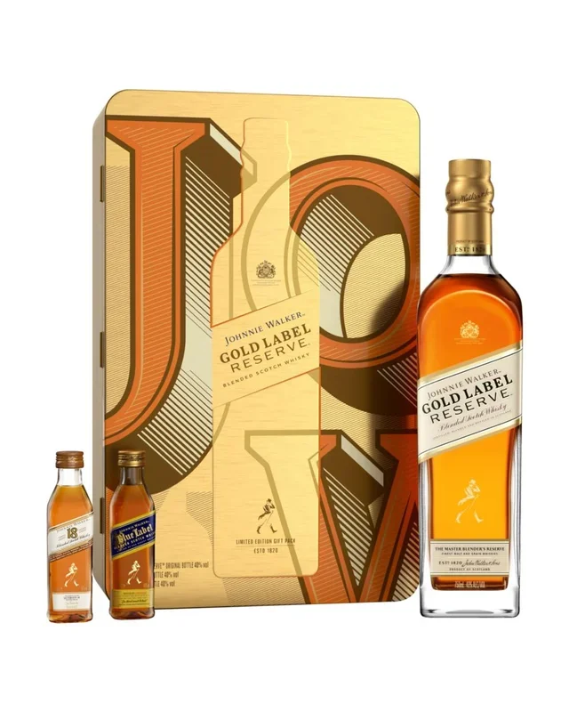 Johnnie Walker Gold Label Reserve With 2 Miniature Gift Pack, 70 cl