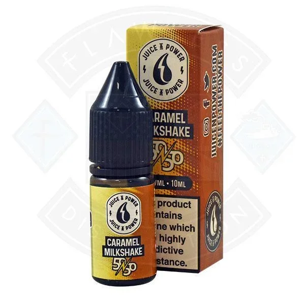 Juice N Power 50:50 Caramel Milkshake 10ml