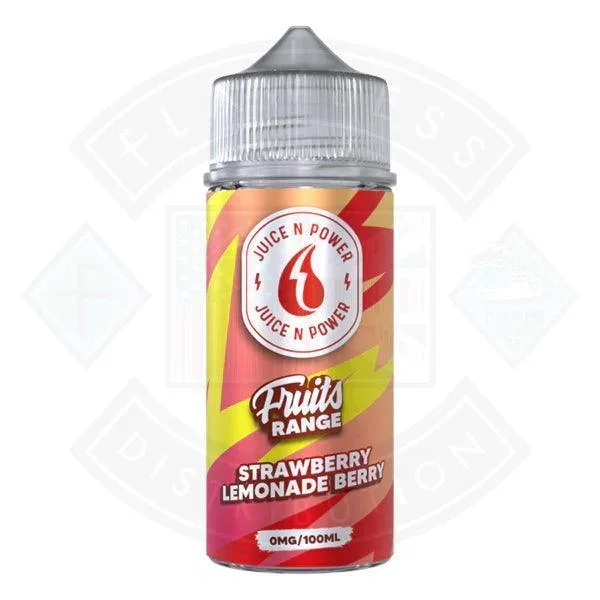 Juice N Power Strawberry Lemonade Berry 0mg 100ml Shortfill