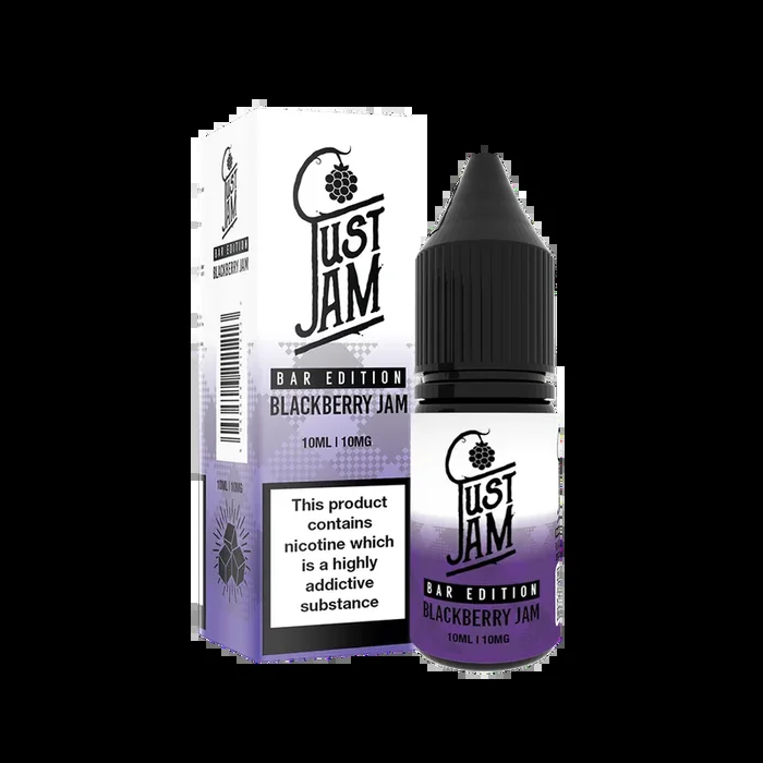 Just Jam Bar Edition Blackberry Salted Jam 10ml