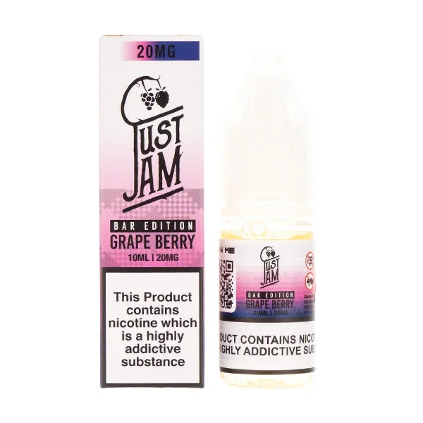 Just Jam Bar Edition Grape Berry Nicotine Salt E-Liquid