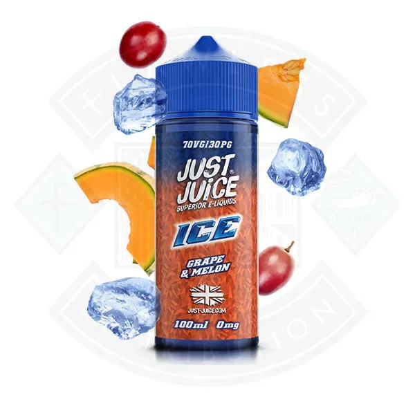 Just Juice Ice – Grape and Melon 0mg 100ml Shortfill