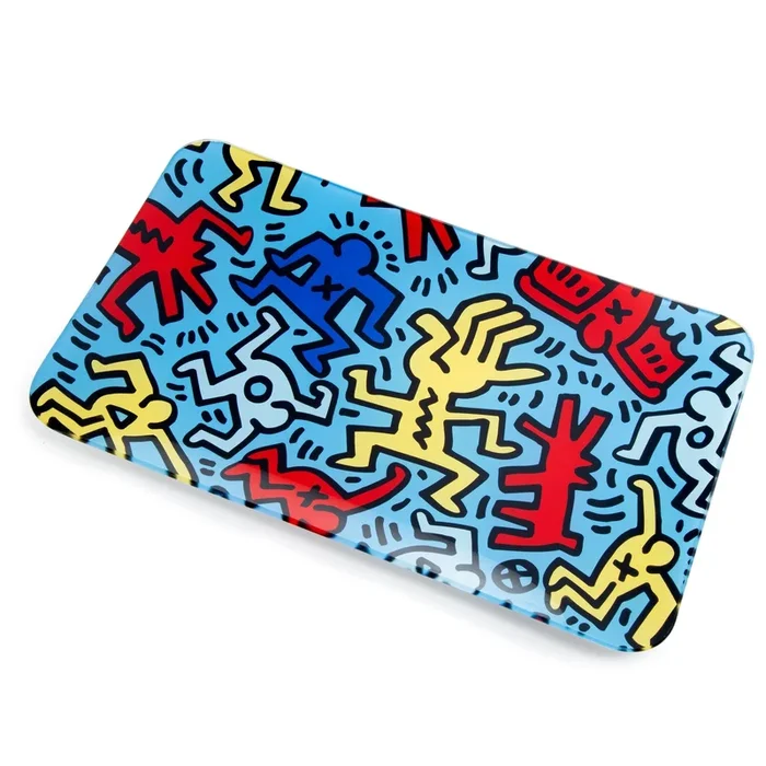 K.Haring Glass Rolling Tray Limited Edition