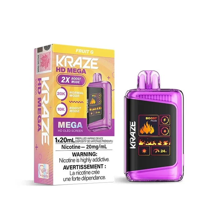 Kraze HD Mega Disposable – Fruit G