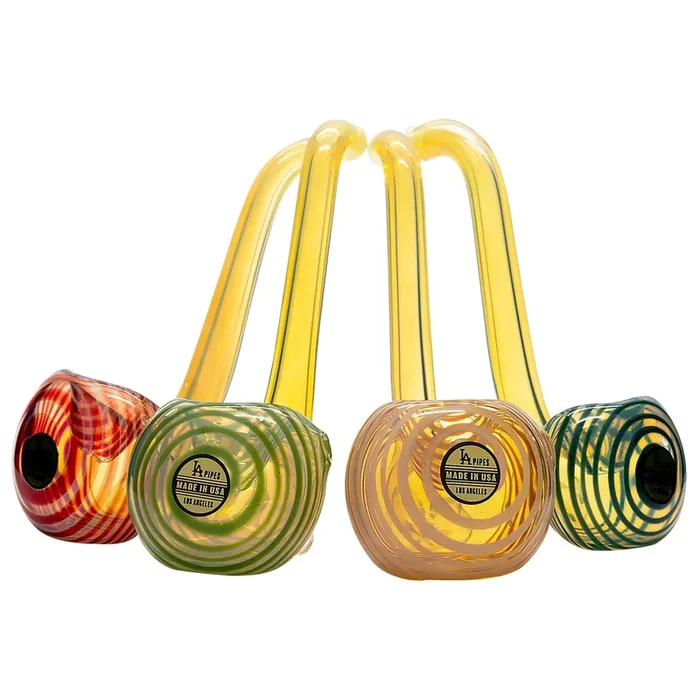 LA Pipes – “Flaco ” Skinny – Glass Sherlock Pipe