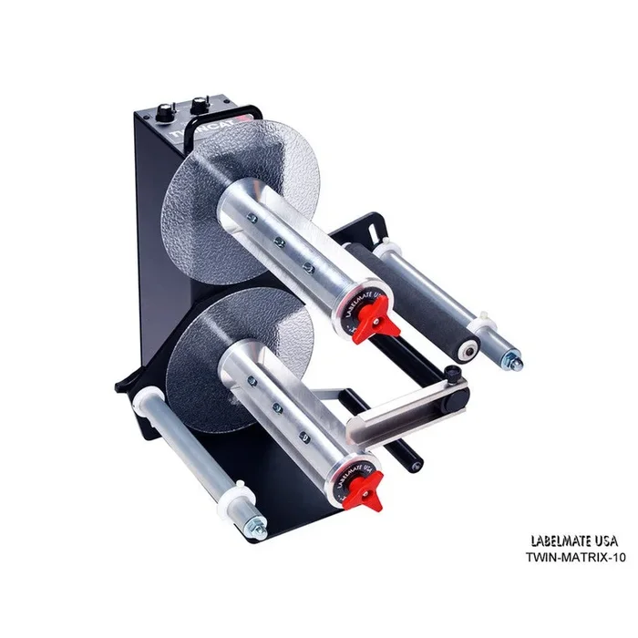 Labelmate In-Line Matrix Removal Rewinder. Media up to 10.5 ” wide TWIN-MATRIX-10