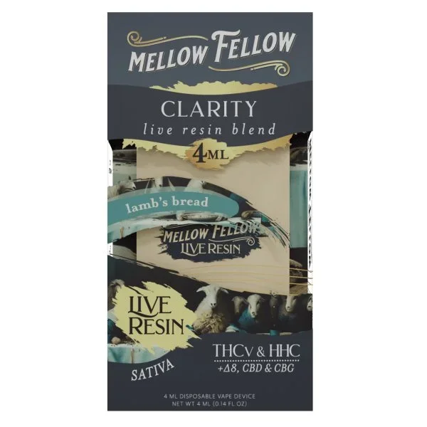 Lamb’s Bread – Mellow Fellow Clarity Live Resin Disposable Vape 4mL