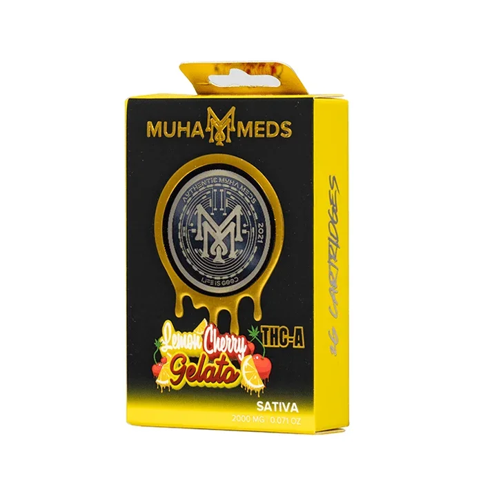 Lemon Cherry Gelato – Muha Meds THCA Cart 2G