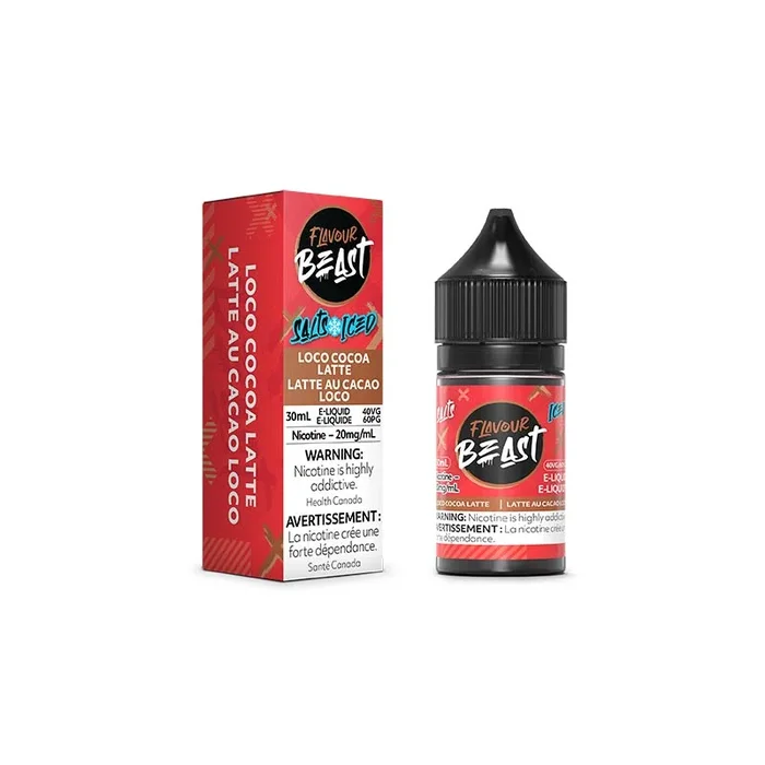Loco Cocoa Latte Iced Salt by Flavour Beast E-Liquid (AB)