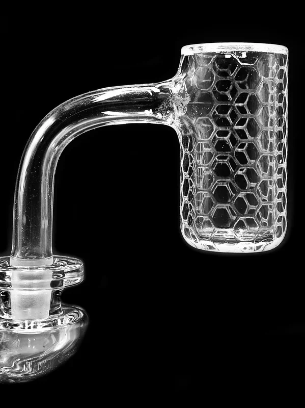 Long Island Quartz Beveled Edge Etched Banger – Honeycomb