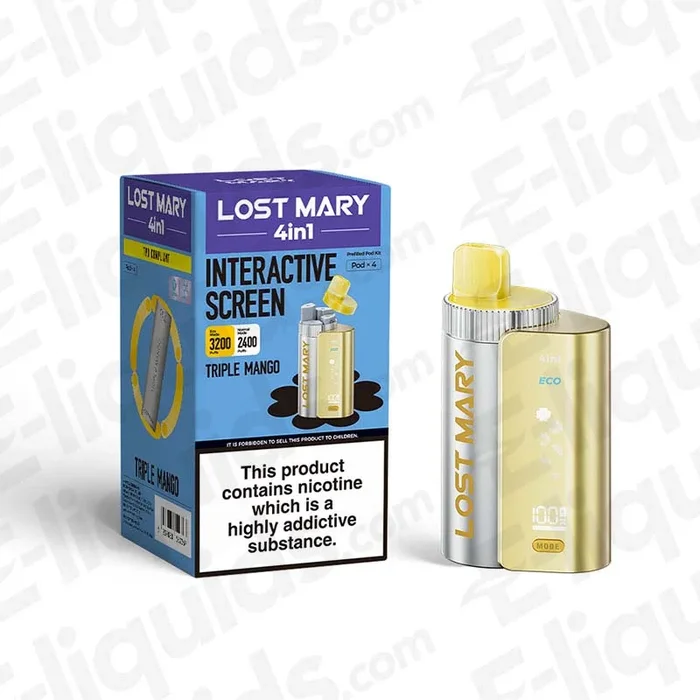 Lost Mary 4-in-1 Triple Mango Pre-Filled Pod System