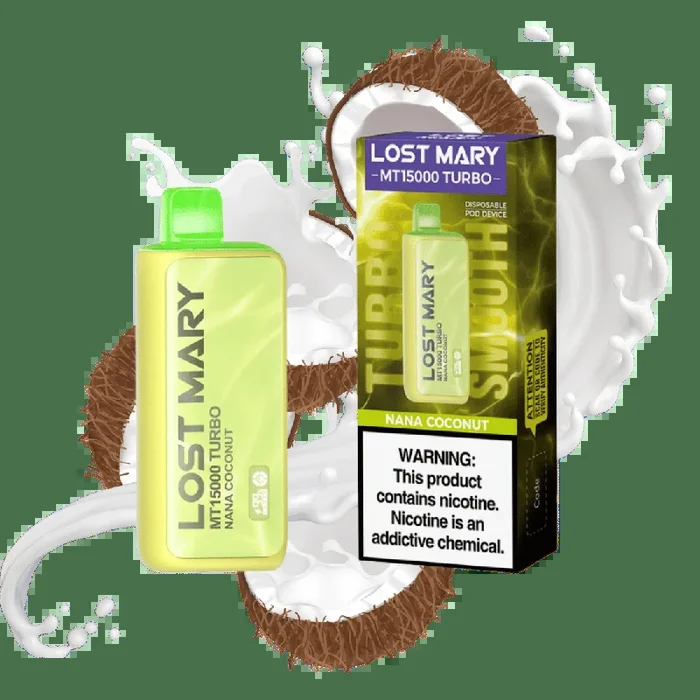 Lost Mary MT15000 Turbo Nana Coconut – $15.99