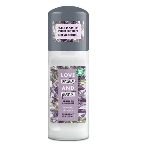 Love Beauty And Planet Argan Oil & Lavender Roll On 50ml