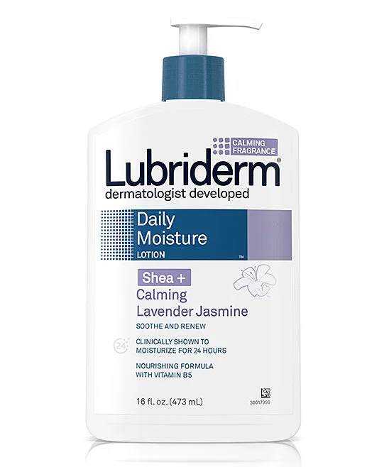 Lubriderm Daily Moisture Shea+ Calming Lavender Jasmine Lotion 473ml