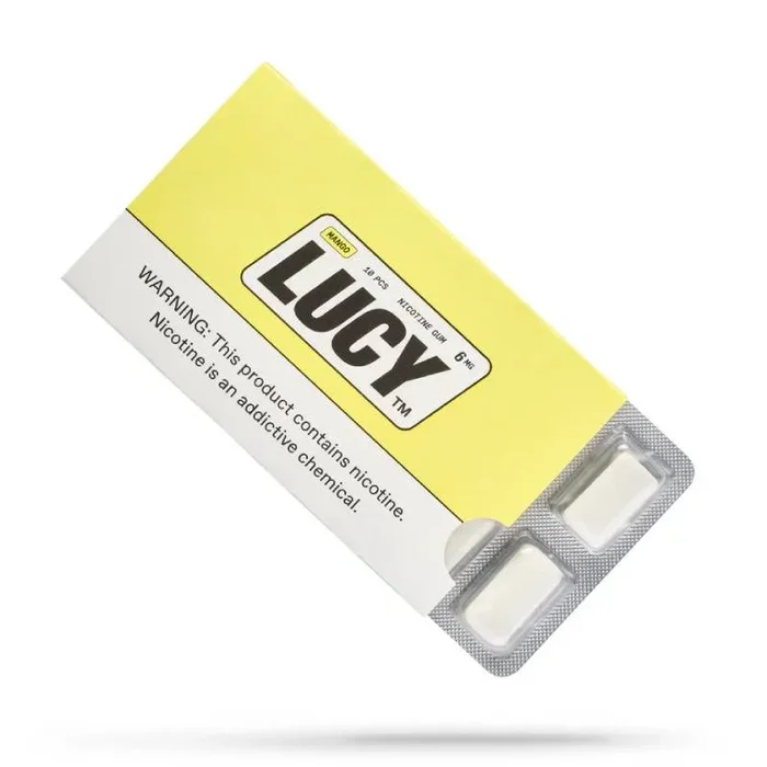 Lucy Mango Nicotine Gum (10 Pieces/Pack)