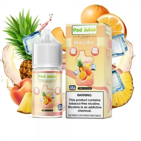 Malibu – Pod Juice PJ5000 Synthetic Salt Nicotine 30mL