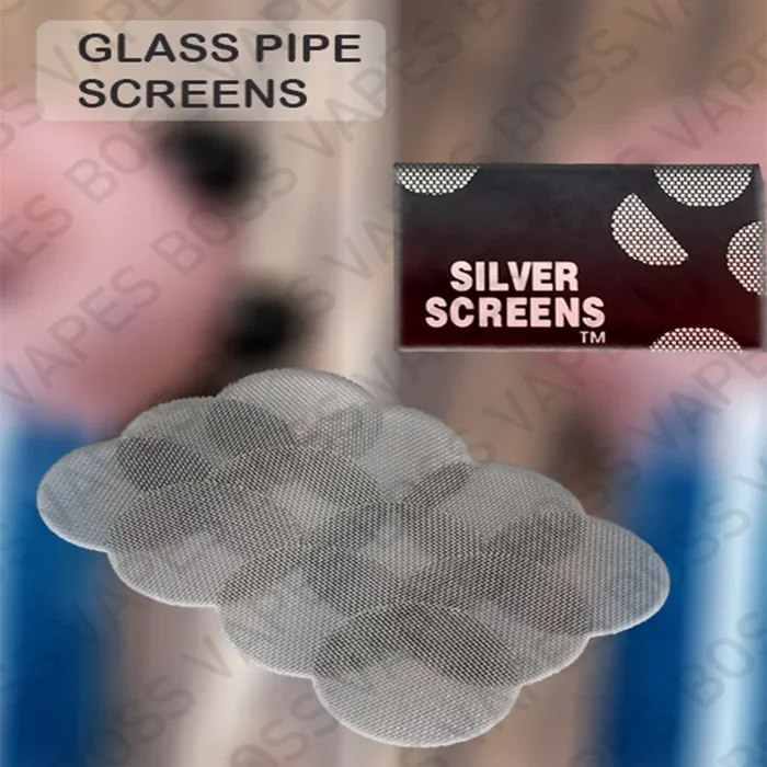 Metal Silver Screens for Glass Spoon Pipes