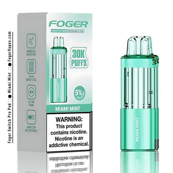 Miami Mint – Foger Switch Pro 30K Disposable Pod