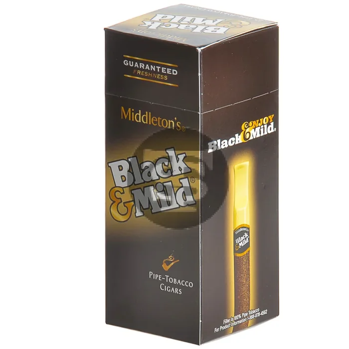 Middleton’s Black & Mild Regular Cigars Box of 25