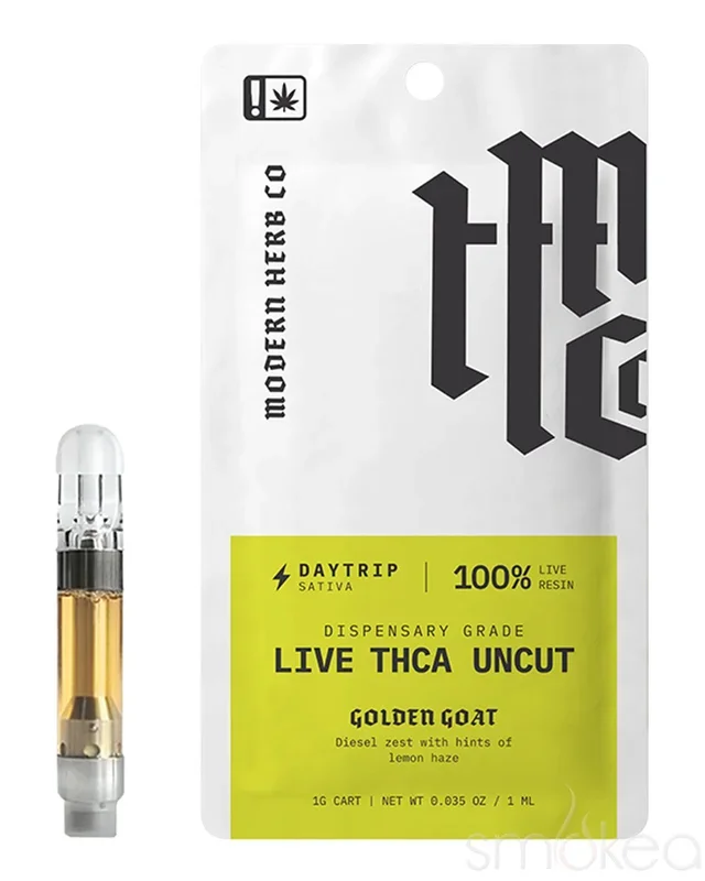 Modern Herb Co THCA Live Resin Uncut Cartridge – Golden Goat
