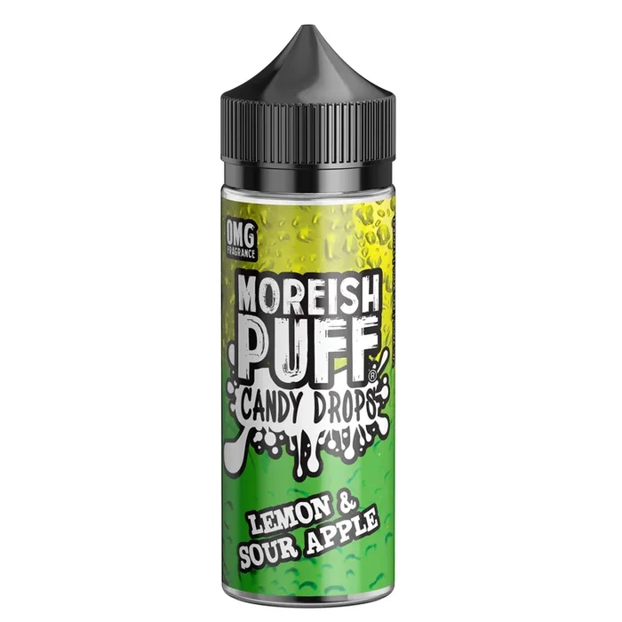 Moreish Puff Candy Drops Lemon & Sour Apple 0mg 100ml Shortfill E-Liquid