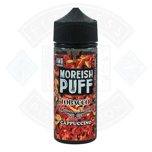 Moreish Puff Tobacco Cappuccino 0mg 100ml Shortfill E-liquid