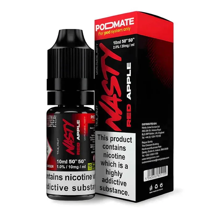 Nasty Podmate Red Apple Nic Salt Vape Juice