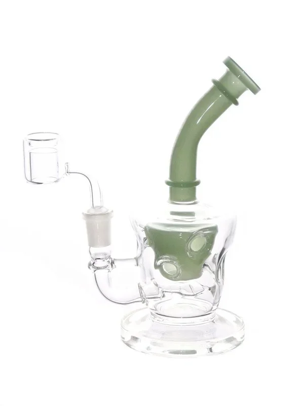 NEU Glass – Water Pipe Concentrate Rig Inline Swiss (8 “)