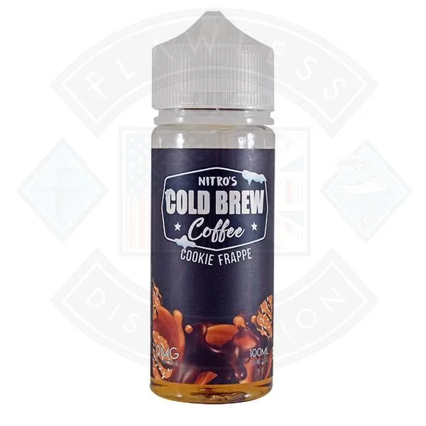 Nitro’s Cold Brew Coffee – Cookie Frappe 100ml 0mg shortfill e-liquid