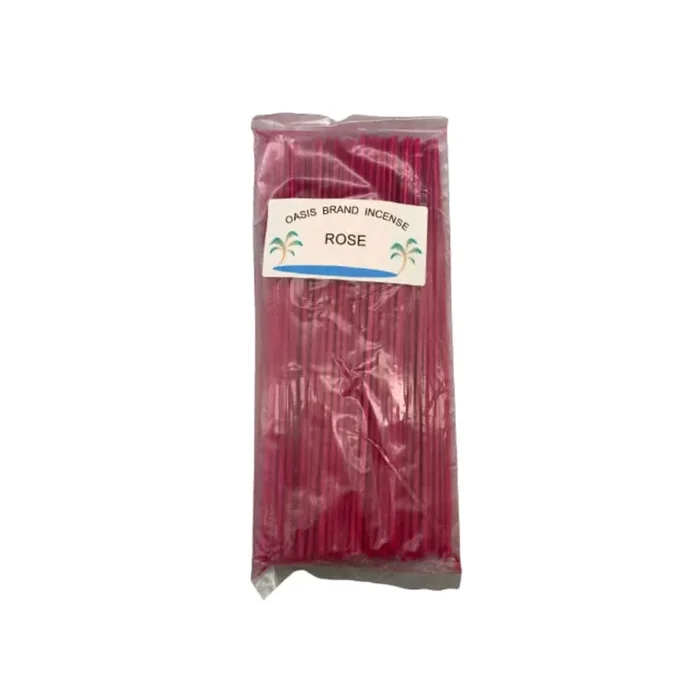 Oasis Brand Rose Incense – 100ct