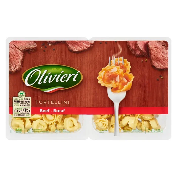 Olivieri Tortellini Beef 2pk. – 250g