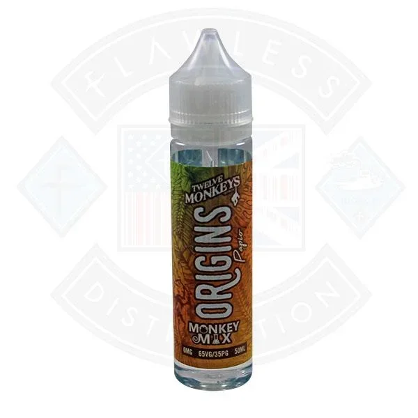 Origins – Papio 0mg 50ml Shortfill E liquid