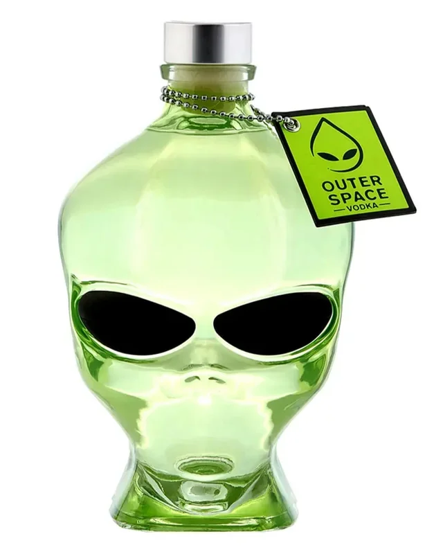 Outerspace Alien Head Vodka, 70 cl