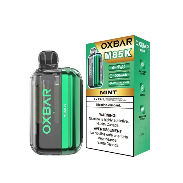 OXBAR M85K Disposable – Mint (ON)