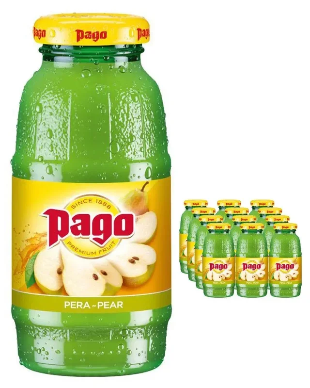 Pago Pear Juice Multipack, 12 x 200 ml