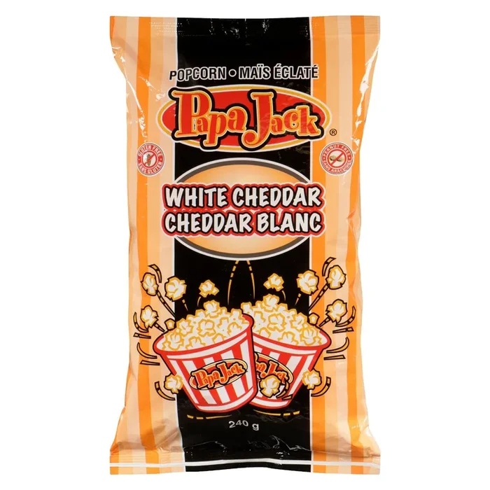 Papa Jack White Cheddar Popcorn, 240-g